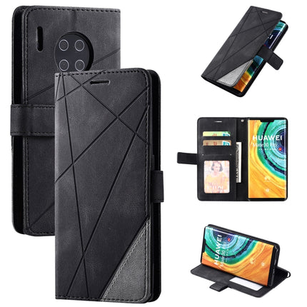 Skin Feel Splicing Horizontal Flip Leather Case with Holder & Card Slots & Wallet & Photo Frame, For Huawei Mate 30 Pro, For Huawei Mate 30, For Huawei P30 Pro, For  Huawei Mate 30 Lite, For Huawei P20 Lite, For Huawei P30, For Huawei P30 Lite         ...