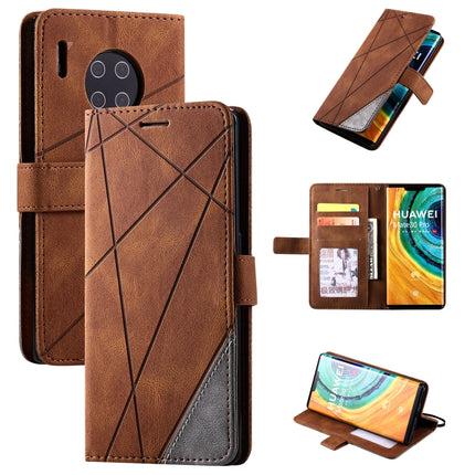 Skin Feel Splicing Horizontal Flip Leather Case with Holder & Card Slots & Wallet & Photo Frame, For Huawei Mate 30 Pro, For Huawei Mate 30, For Huawei P30 Pro, For  Huawei Mate 30 Lite, For Huawei P20 Lite, For Huawei P30, For Huawei P30 Lite         ...