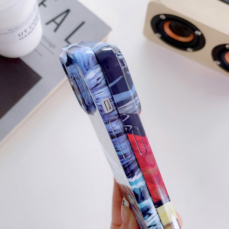 Precise Hole Oil Painting Pattern PC Phone Case, For iPhone 12 mini, For iPhone 12, For iPhone 12 Pro, For iPhone 12 Pro Max