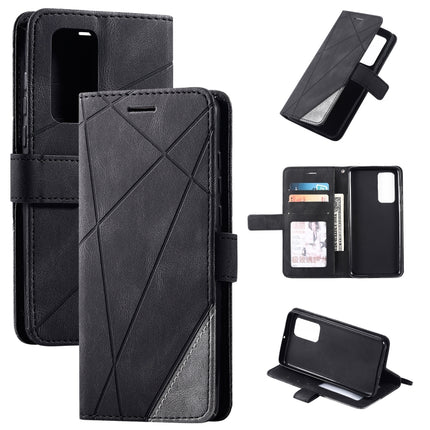 Skin Feel Splicing Horizontal Flip Leather Case with Holder & Card Slots & Wallet & Photo Frame, For Huawei Mate 30 Pro, For Huawei Mate 30, For Huawei P30 Pro, For  Huawei Mate 30 Lite, For Huawei P20 Lite, For Huawei P30, For Huawei P30 Lite         ...