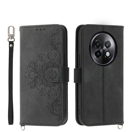 Skin Feel Flowers Embossed Wallet Leather Phone Case, For Realme 14 Pro, For Realme C75 / Realme 14x, For Realme 13+, For Realme 13 Pro / 13 Pro+ Global