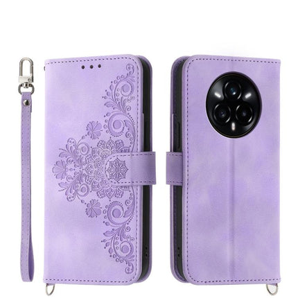 Skin Feel Flowers Embossed Wallet Leather Phone Case, For Realme C85 Pro 4G, For Realme 15 5G / Realme 15 Pro 5G, For Realme 14 / Realme P3 5G, For Realme 14 Pro+