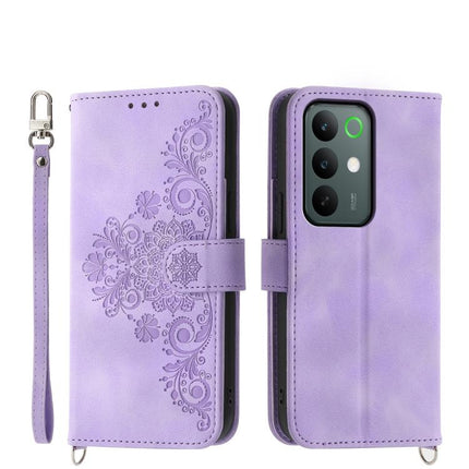 Skin Feel Flowers Embossed Wallet Leather Phone Case, For Realme C85 Pro 4G, For Realme 15 5G / Realme 15 Pro 5G, For Realme 14 / Realme P3 5G, For Realme 14 Pro+
