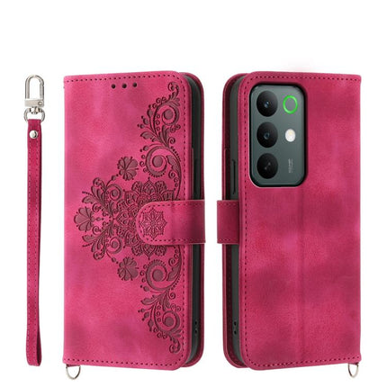 Skin Feel Flowers Embossed Wallet Leather Phone Case, For Realme C85 Pro 4G, For Realme 15 5G / Realme 15 Pro 5G, For Realme 14 / Realme P3 5G, For Realme 14 Pro+