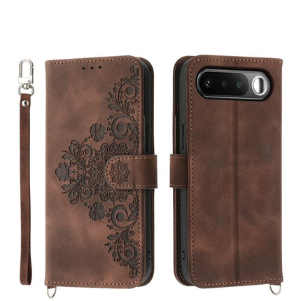 Skin Feel Flowers Embossed Wallet Leather Phone Case, For Realme 16T 5G, For Realme C100 4G, For Realme 16 5G, For Realme C85 5G / Realme 15x 5G