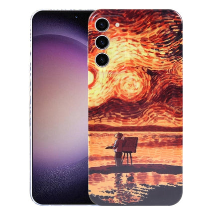 Precise Hole Oil Painting Pattern PC Phone Case, For Samsung Galaxy S23 5G, For Samsung Galaxy S23 Ultra 5G, For Samsung Galaxy S22 5G, For Samsung Galaxy S22+ 5G