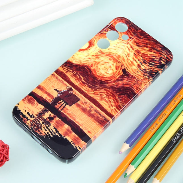 Precise Hole Oil Painting Pattern PC Phone Case, For Samsung Galaxy S23 5G, For Samsung Galaxy S23 Ultra 5G, For Samsung Galaxy S22 5G, For Samsung Galaxy S22+ 5G