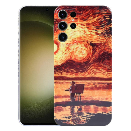 Precise Hole Oil Painting Pattern PC Phone Case, For Samsung Galaxy S23 5G, For Samsung Galaxy S23 Ultra 5G, For Samsung Galaxy S22 5G, For Samsung Galaxy S22+ 5G