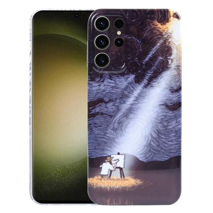 Precise Hole Oil Painting Pattern PC Phone Case, For Samsung Galaxy S23 5G, For Samsung Galaxy S23 Ultra 5G, For Samsung Galaxy S22 5G, For Samsung Galaxy S22+ 5G