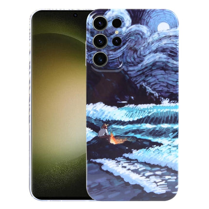 Precise Hole Oil Painting Pattern PC Phone Case, For Samsung Galaxy S23 5G, For Samsung Galaxy S23 Ultra 5G, For Samsung Galaxy S22 5G, For Samsung Galaxy S22+ 5G