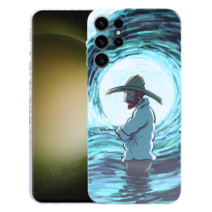 Precise Hole Oil Painting Pattern PC Phone Case, For Samsung Galaxy S23 5G, For Samsung Galaxy S23 Ultra 5G, For Samsung Galaxy S22 5G, For Samsung Galaxy S22+ 5G