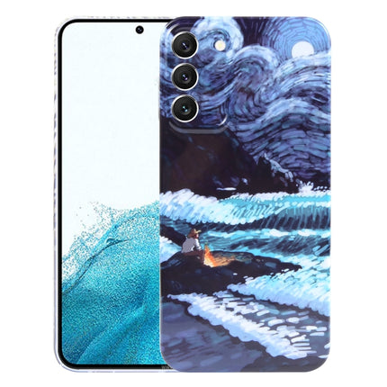 Precise Hole Oil Painting Pattern PC Phone Case, For Samsung Galaxy S23 5G, For Samsung Galaxy S23 Ultra 5G, For Samsung Galaxy S22 5G, For Samsung Galaxy S22+ 5G