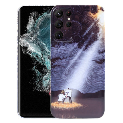 Precise Hole Oil Painting Pattern PC Phone Case, For Samsung Galaxy S22 Ultra 5G, For Samsung Galaxy A14 5G, For Samsung Galaxy A34 5G, For Samsung Galaxy A54 5G