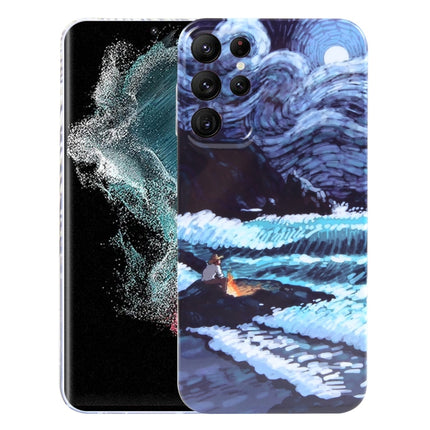 Precise Hole Oil Painting Pattern PC Phone Case, For Samsung Galaxy S22 Ultra 5G, For Samsung Galaxy A14 5G, For Samsung Galaxy A34 5G, For Samsung Galaxy A54 5G