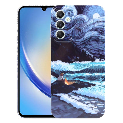 Precise Hole Oil Painting Pattern PC Phone Case, For Samsung Galaxy S22 Ultra 5G, For Samsung Galaxy A14 5G, For Samsung Galaxy A34 5G, For Samsung Galaxy A54 5G