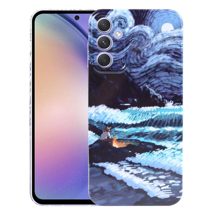 Precise Hole Oil Painting Pattern PC Phone Case, For Samsung Galaxy S22 Ultra 5G, For Samsung Galaxy A14 5G, For Samsung Galaxy A34 5G, For Samsung Galaxy A54 5G