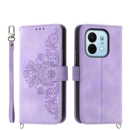Skin Feel Flowers Embossed Wallet Leather Phone Case, For Huawei Enjoy 90 / Enjoy 90 Plus / nova Y74, For Huawei nova 14 Ultra, For Huawei nova 14 Pro, For Huawei nova 14