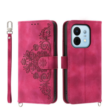 Skin Feel Flowers Embossed Wallet Leather Phone Case, For Huawei Enjoy 90 / Enjoy 90 Plus / nova Y74, For Huawei nova 14 Ultra, For Huawei nova 14 Pro, For Huawei nova 14