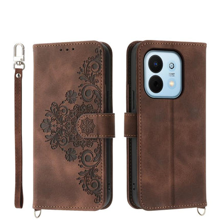 Skin Feel Flowers Embossed Wallet Leather Phone Case, For Huawei Enjoy 90 / Enjoy 90 Plus / nova Y74, For Huawei nova 14 Ultra, For Huawei nova 14 Pro, For Huawei nova 14