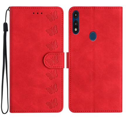 Seven Butterflies Embossed Leather Phone Case