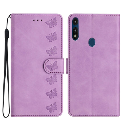 Seven Butterflies Embossed Leather Phone Case