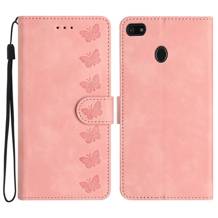 Seven Butterflies Embossed Leather Phone Case