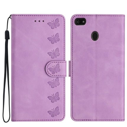 Seven Butterflies Embossed Leather Phone Case