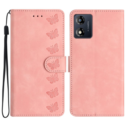 Seven Butterflies Embossed Leather Phone Case