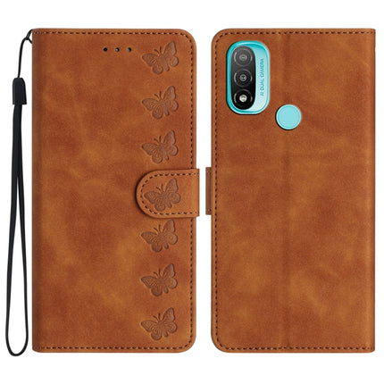 Seven Butterflies Embossed Leather Phone Case