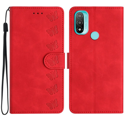 Seven Butterflies Embossed Leather Phone Case