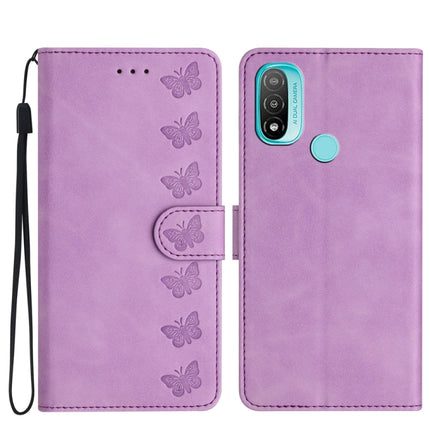 Seven Butterflies Embossed Leather Phone Case