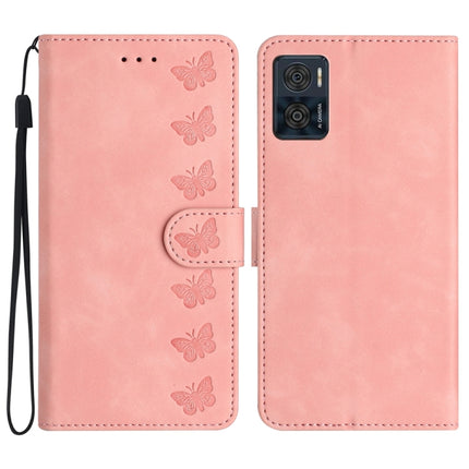 Seven Butterflies Embossed Leather Phone Case
