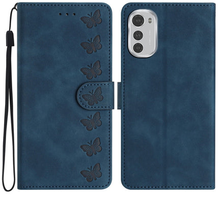 Seven Butterflies Embossed Leather Phone Case