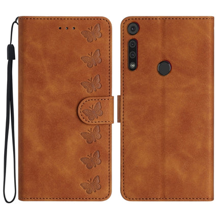 Seven Butterflies Embossed Leather Phone Case