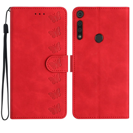 Seven Butterflies Embossed Leather Phone Case