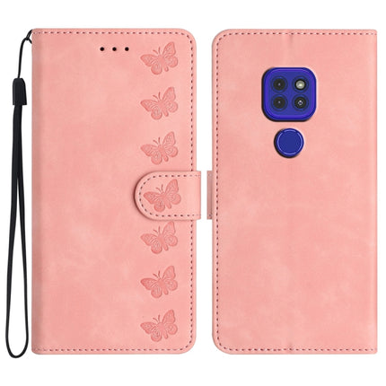 Seven Butterflies Embossed Leather Phone Case