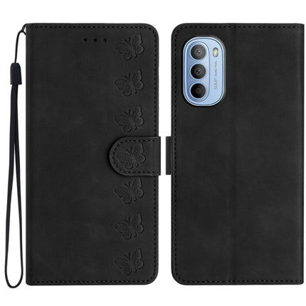 Seven Butterflies Embossed Leather Phone Case