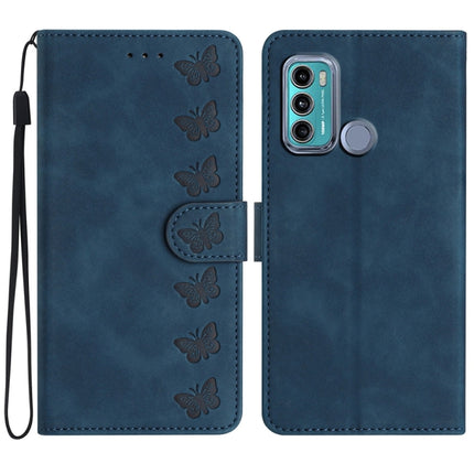 Seven Butterflies Embossed Leather Phone Case