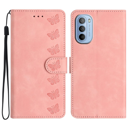 Seven Butterflies Embossed Leather Phone Case