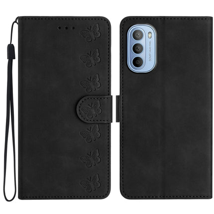 Seven Butterflies Embossed Leather Phone Case