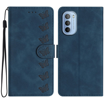 Seven Butterflies Embossed Leather Phone Case