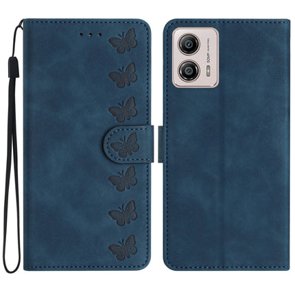 Seven Butterflies Embossed Leather Phone Case