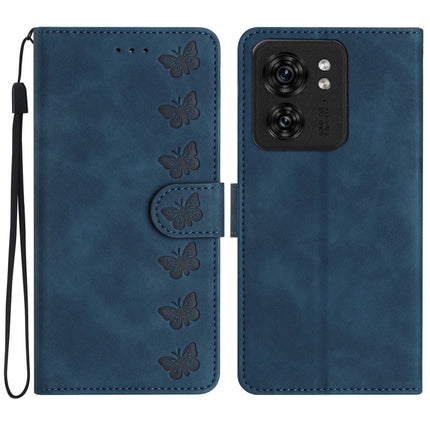 Seven Butterflies Embossed Leather Phone Case