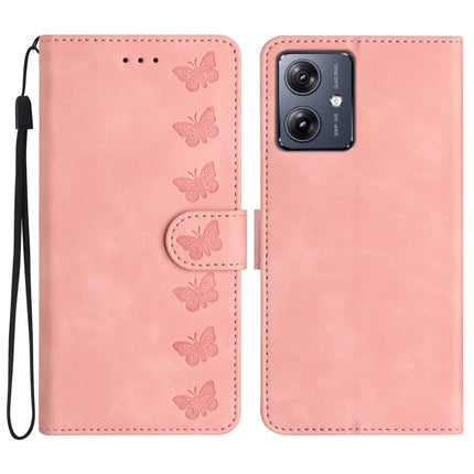 Seven Butterflies Embossed Leather Phone Case