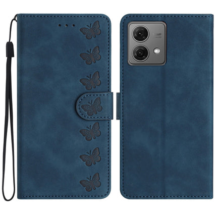 Seven Butterflies Embossed Leather Phone Case