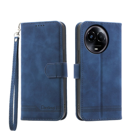 Dierfeng Dream Line TPU Hybrid PU Leather Phone Case, For Realme 11 5G, For Realme 11 Pro 5G / 11 Pro+ 5G