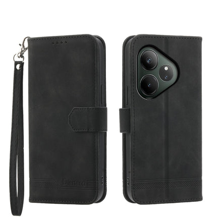 Dierfeng Dream Line TPU Hybrid PU Leather Phone Case, For Realme 14 Pro, For Realme C75 / Realme 14x, For Realme 13+, For Realme GT 6 Global