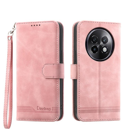 Dierfeng Dream Line TPU Hybrid PU Leather Phone Case, For Realme 14 Pro, For Realme C75 / Realme 14x, For Realme 13+, For Realme GT 6 Global