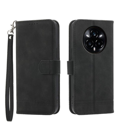 Dierfeng Dream Line TPU Hybrid PU Leather Phone Case, For Realme 14 Pro, For Realme C75 / Realme 14x, For Realme 13+, For Realme GT 6 Global