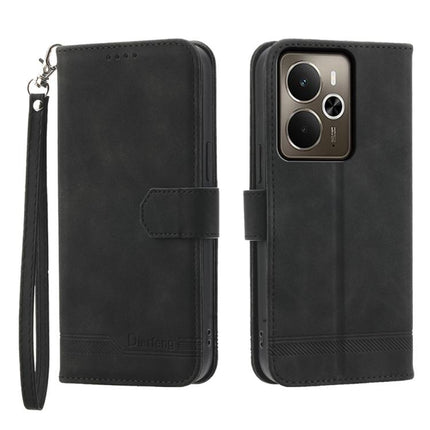 Dierfeng Dream Line TPU Hybrid PU Leather Phone Case, For Realme 15T 5G, For Realme 15 5G / Realme 15 Pro 5G, For Realme 14 / Realme P3 5G, For Realme 14 Pro+